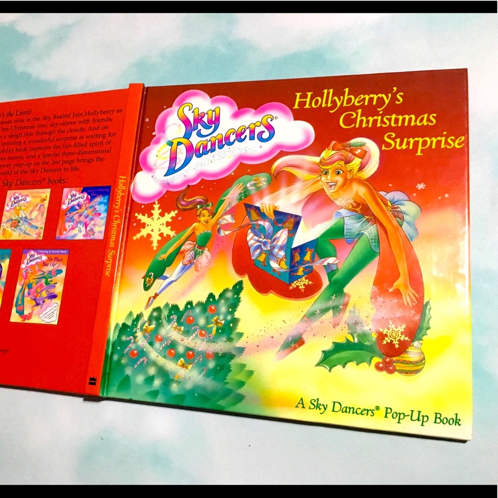 SKY DANCERS  POP -UP CHRISTMAS BOOK NWT